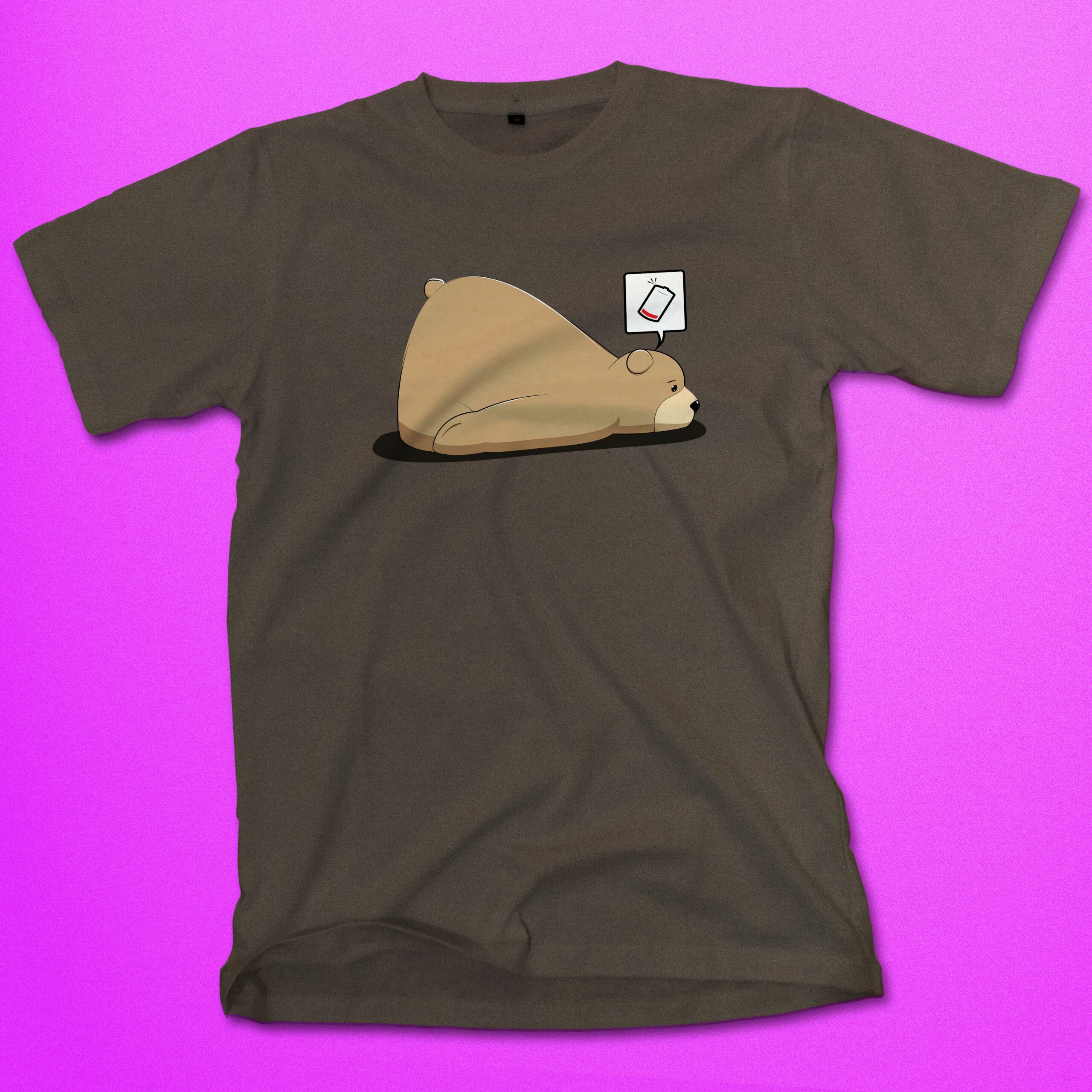 Low Batter Bear Shirt | Lazy Bear | Gay Bear Shirts